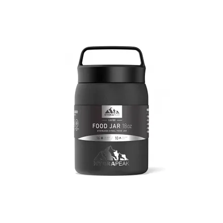 Marmita Termica Hydrapeak Hp Jar 18 Black Preto 532ml