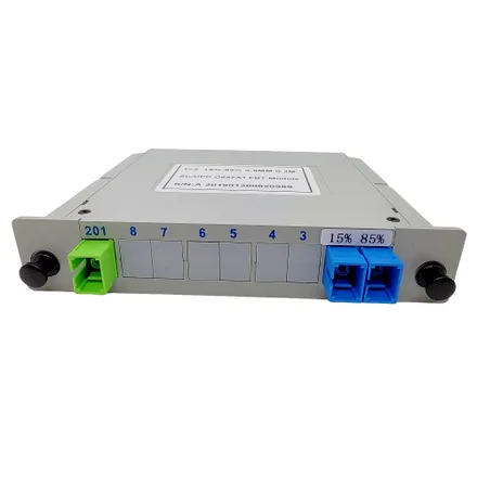 Splitter 1 2 15 85 Mm Sc Upc Fbt Modulo Pdo