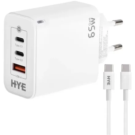 Carregador Hye 2 65 Watts Cabo