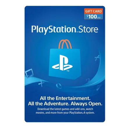 CARTÃO PLAYSTATION STORE PSN DE U$100,00