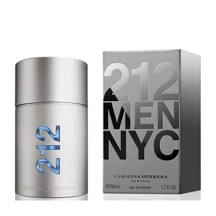 Perfume Carolina Herrera 212 Nyc Men Eau Toilette 50ml