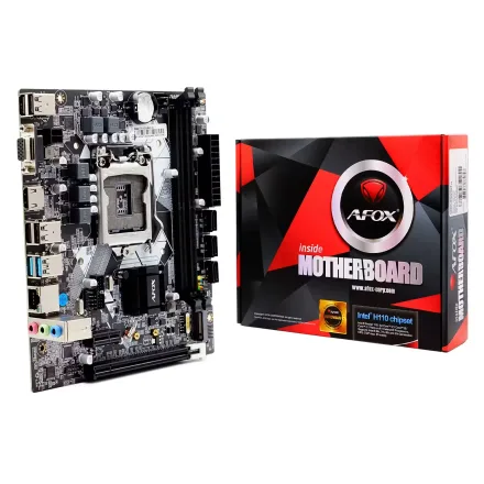 Placa Mae Afox MA2 V4 Ddr 4 Socket Lga 1151 Chipset H110 Atx