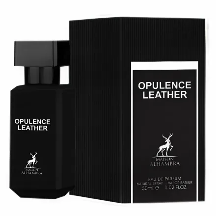 Perfume Maison Alhambra Opulence Leather Eau Parfum Masculino 100ml