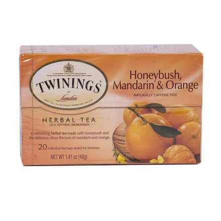 Te Twinings Honeybush Mandarin 20 Bolsitas