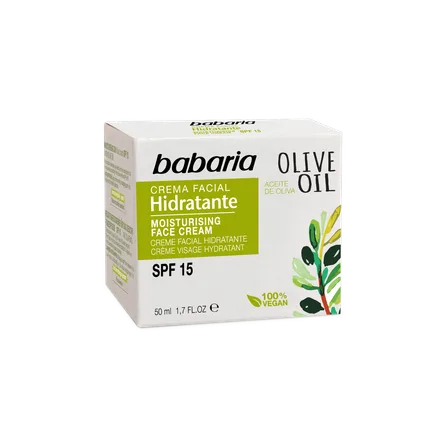 Babaria Crema Facial Hidratante Dia Olive Oil Spf 15 50ml