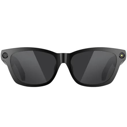 Óculos de Sol Inteligente Blackview BV100 com Câmera Wi-Fi - Preto