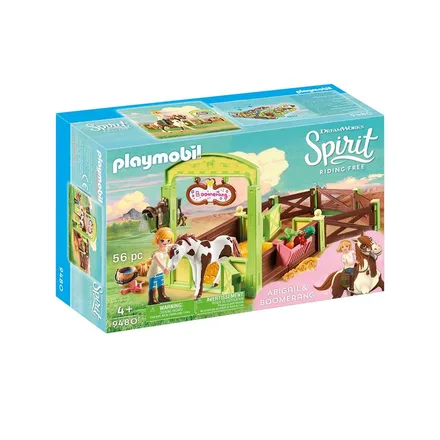Playmobil Dreamworks Spirit Establo Abigail Bumeran 9480