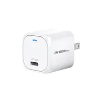 ARGOM CARGADOR FUENTE FAST CHARGER TIPO C ARG-AC-0110WT A00646 BLANCO