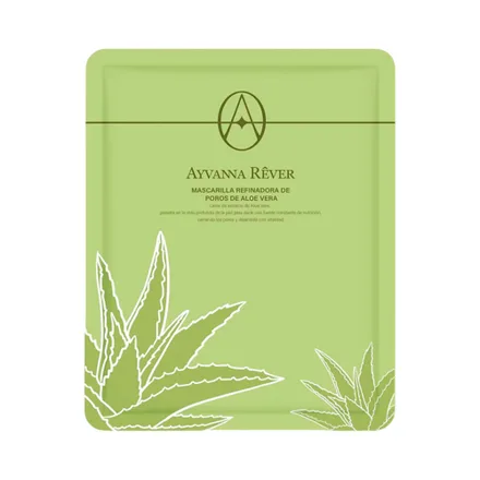 Mascarilla Facial Ayvanna Rever Refinadora Poros Aloe Vera 22ml
