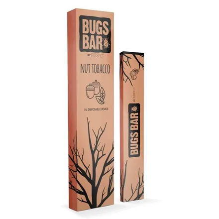 Pod Descartavel Bugs Bar 1200 Puffs Nut Tobacco