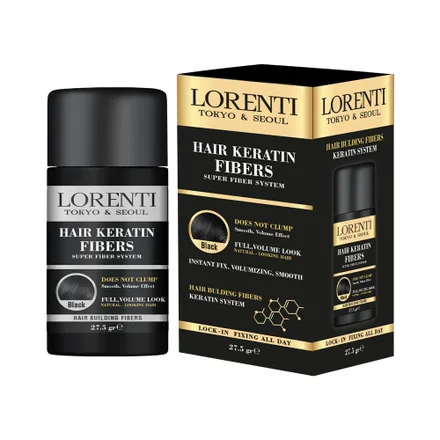 Tratamiento Lorenti Keratin Fibers Black 27,5 Gr