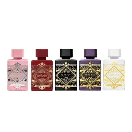 LATTAFA PERFUME KIT BADEE AL OUD COLLECTION EAU DE PARFUM 5MLX5PCS