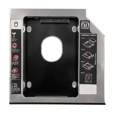 Adaptador Caddy HLD HD 2.5" SATA para Notebook Drive 12.7 mm