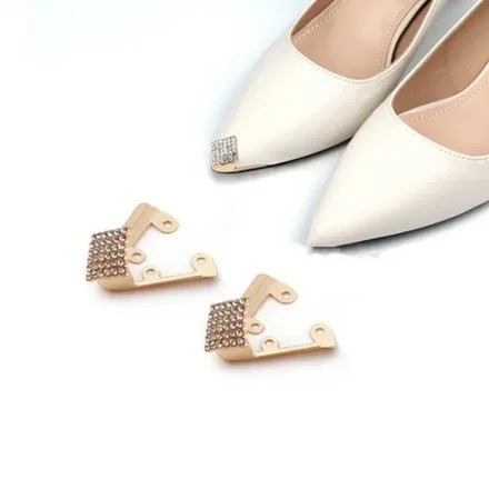 Cubierta Punta Zapato Tacon Alto Mz 266 25 Kl 35 Dorado