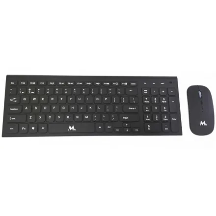 Teclado Mtek + Mouse KM-5515W Wireless Port - Negro
