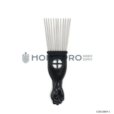 Pente Afro Metal Cod 6335