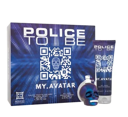 Police Perfume To Be My Avatar Eau Toilette Body Shampoo 100ml 40ml