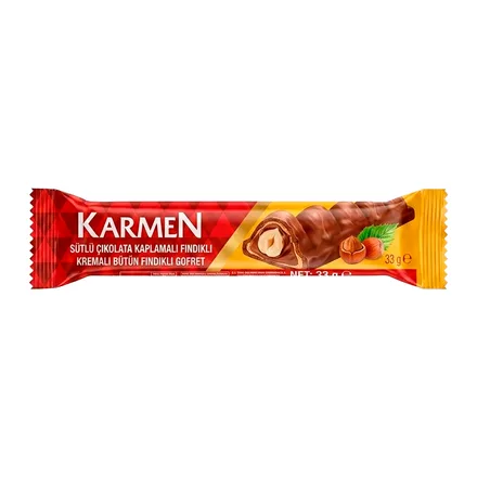 Barquillos Avellana Ulker Karmen Tane Nd Kl Gofret 33g