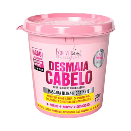 Mascara Forever Liss Desmaia Cabelo 350g