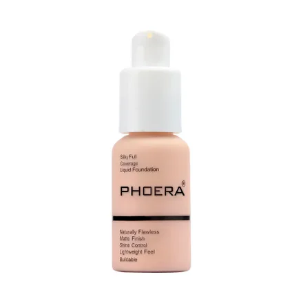 Base Phoera Soft Matte Coverage Liquid 101 Porcelain 30ml