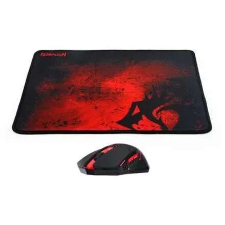 REDRAGON MOUSEPAD M601WL-BA 330X260MM + MOUSE WIRELESS 24000DPI NEGRO