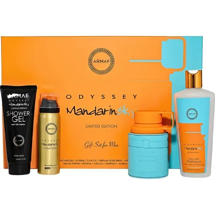Perfume Armaf Odyssey Mandarin Sky Masculino Shower Gel Plus Shampoo 100ml