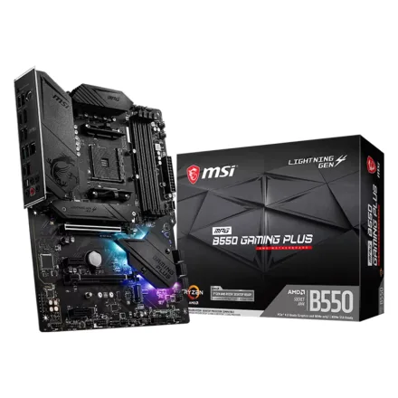 Placa Mae Msi Mpg B550 Gaming Plus Ddr 4 Socket AM4 Chipset Atx