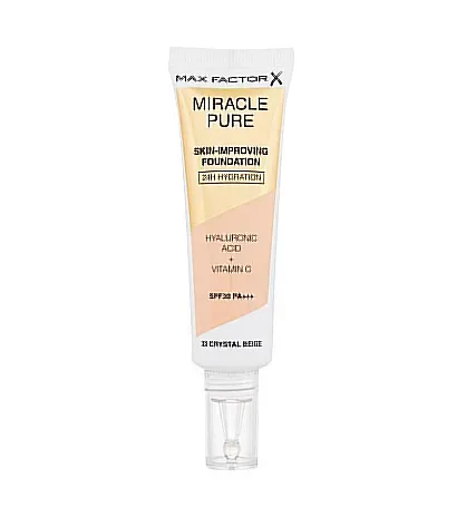 Max Factor Base Maquillaje Miracle Pure 33 Beige 30ml