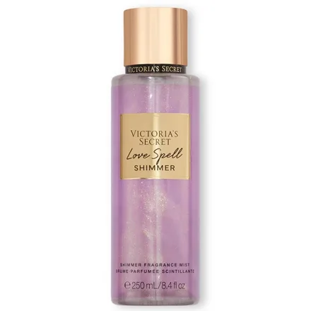 Colonia Spray Feminino Victoria Secret Love Spell Shimmer Brume Parfumee 250ml