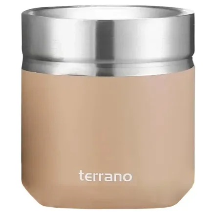 Terrano Guampa Acero Doble Capa Folkie Arena 180ml