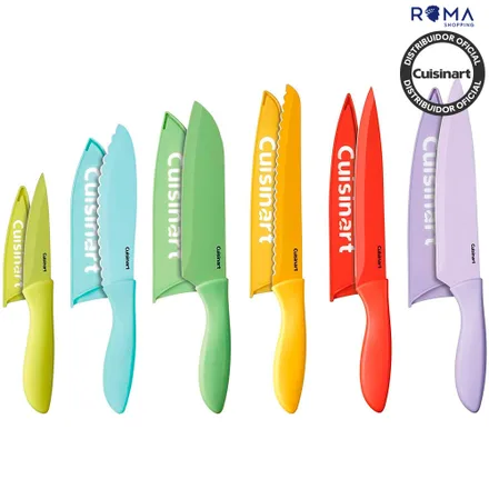 Jogo Facas Cuisinart C55 Colorido 12