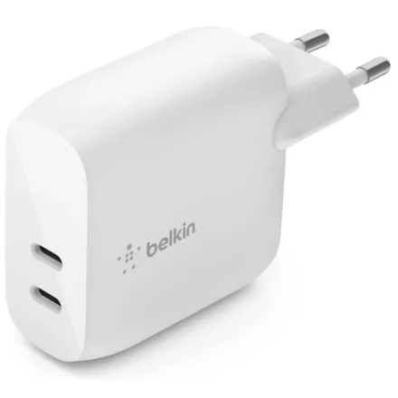 Carregador de Parede Belkin 20W USB-C PD 40W – Branco Brasil WCB006VFWH