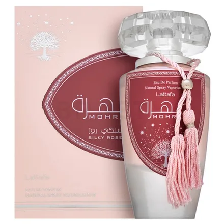 Perfume Lattafa Mohra Silky Rose Eau Parfum Feminino 100ml