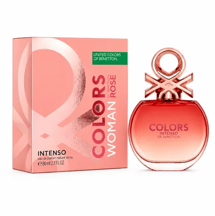 Benetton Perfume Colors Woman Rose Intenso Eau Parfum 80ml