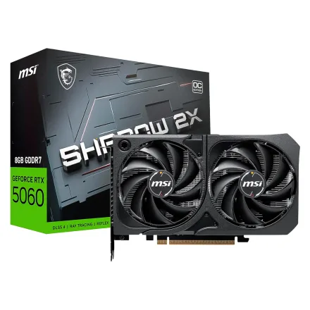 Placa Video Msi Shadow 2X Oc Geforce Rtx 5060 Gddr 7 912 V537