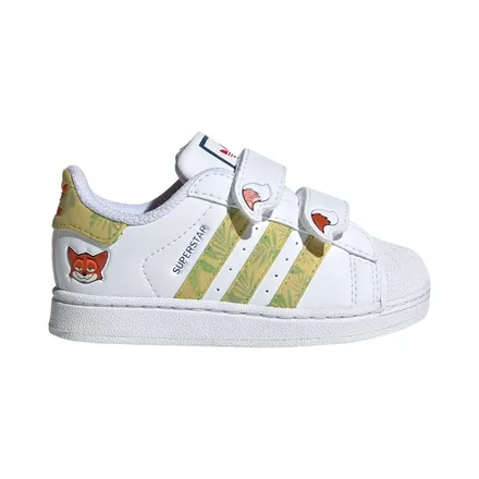 Calzado Deportivo Infantil Adidas Jq1335 Disney Zootopia Superstar Ii Unisex