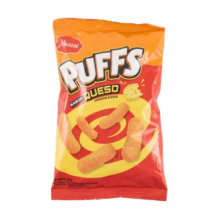 Bocaditos Maiz Mazzei Puffs Sabor Queso 30g