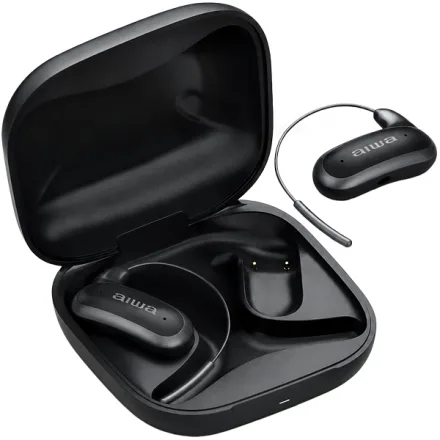Fone de Ouvido Sem Fio Aiwa OWS Open AWG10B - Cinza