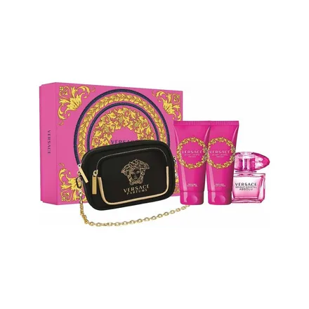 Versace Bright Absolut Plus Shower Gel Body Locion Neceser 90ml