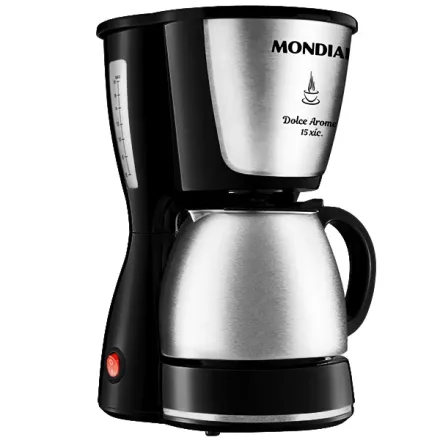 Cafeteira Mondial Dolce Arome Inox 34 Ji 15X 550 Watts