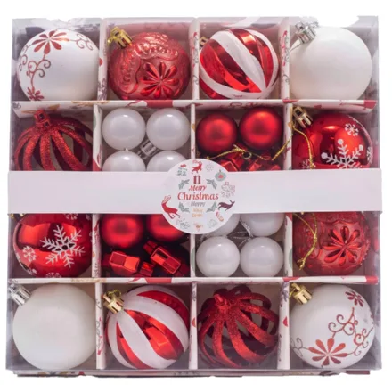 Adorno Navideno Caja L8 660 30 Piezas Surtidos