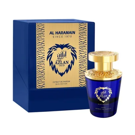 Perfume Al Haramain Azlan Oud Bleu Extrait Parfum Unisex 100ml