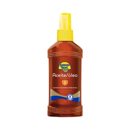 Aceite Bronceador Spray Banana Boat Protector Solar Humectante Fps 8 236ml