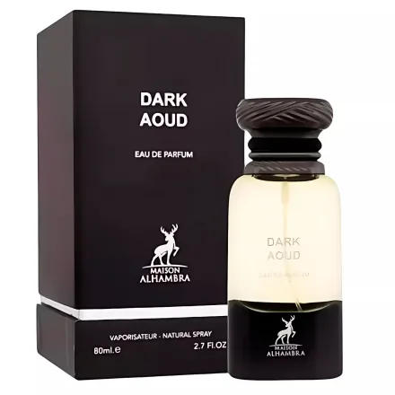 Perfume Maison Alhambra Dark Aoud Eau Parfum Masculino 80ml
