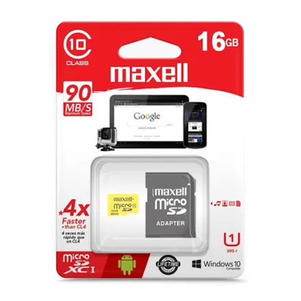 Memoria Micro Sd Maxell 16 Gb