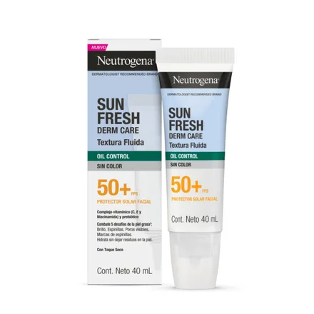 Neutrogena Protector Solar Sun Fresh Oil Control Fps 50 40ml