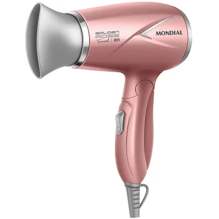 Secador Cabelo Mondial Golden Travel Sc 47 Gr Watts Bivolt