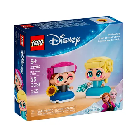 Juguete Construccion Lego Disney Mini Anna Elsa 65 Piezas
