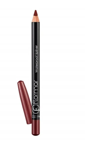 Waterproof Lipliner 222 Lapiz Labial Bordo Carmesi Prueba