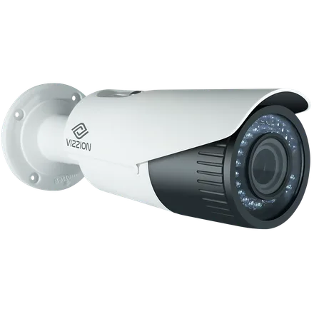 Câmera De Vigilância Vizzion VZ-IPBD-VF IP FHD Bullet Lente 2.8 A 12 MM 2MP – Branco